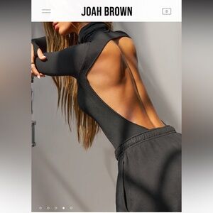 Joah Brown backless turtleneck